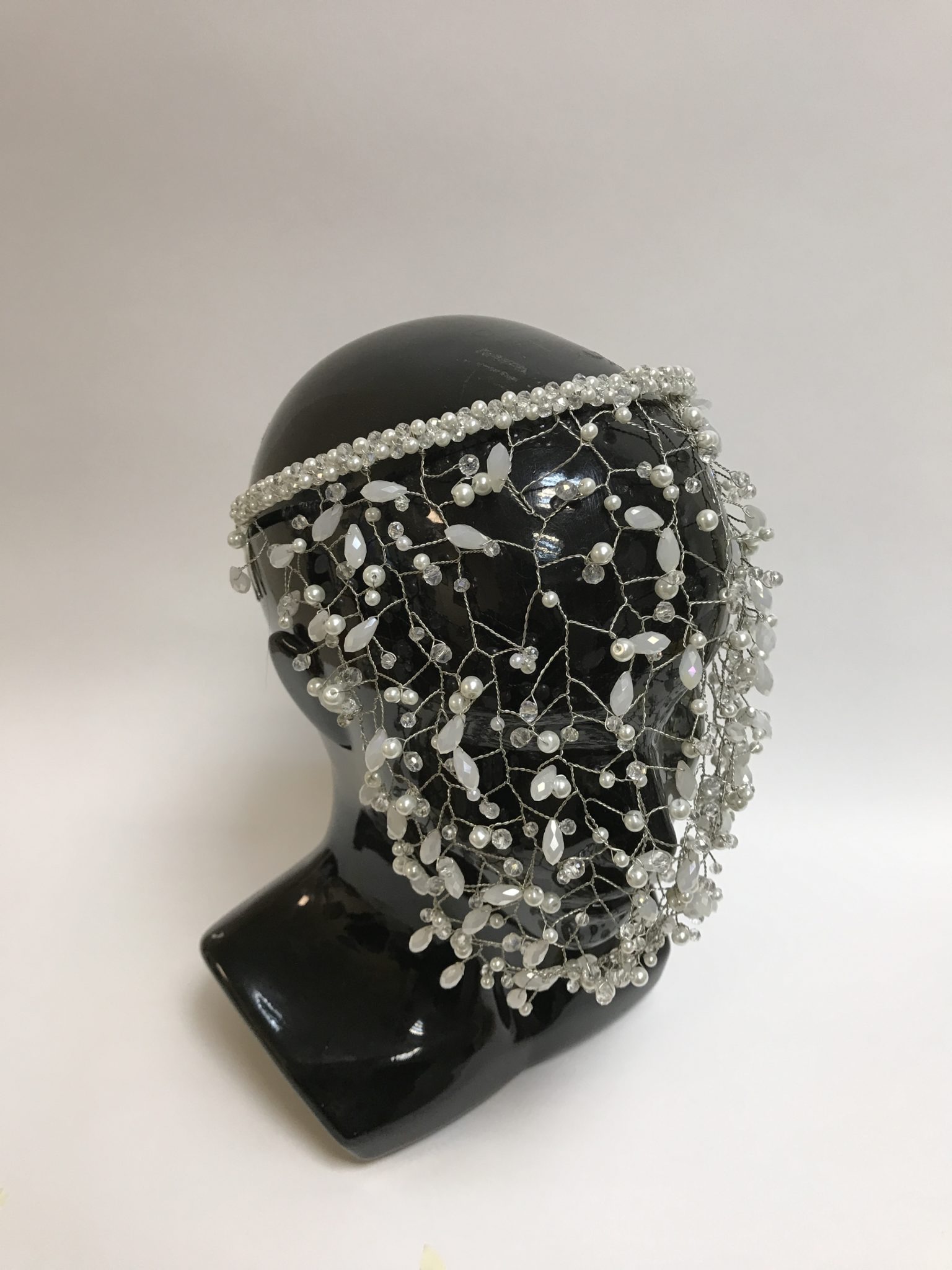 Pearl Face Mask Aelita Wedding Head Accessory Get Man Jewelry 6000
