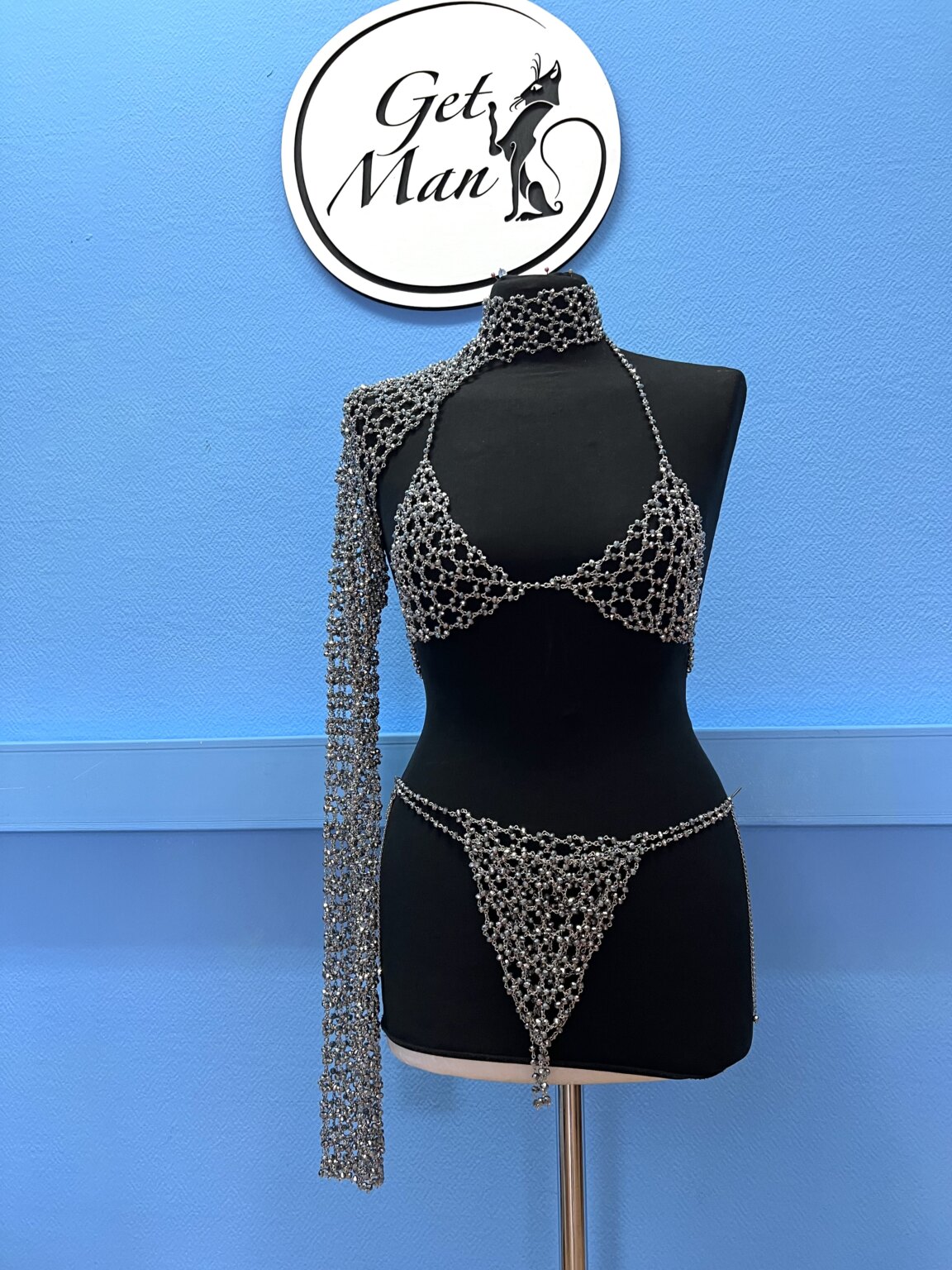 Festival Costume Balaclava, Bikini Set GetMan Jewelry